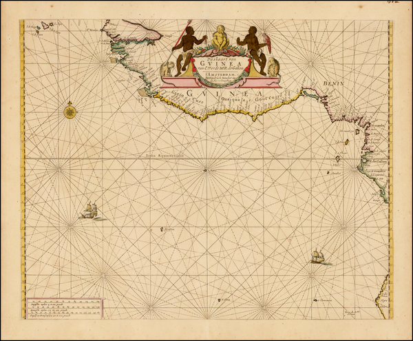 23-West Africa Map By Hendrick Doncker