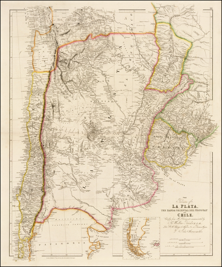 68-South America Map By John Arrowsmith