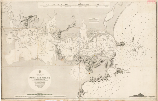 87-Australia Map By British Admiralty