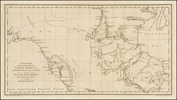 42-Alaska and Canada Map By John Meares