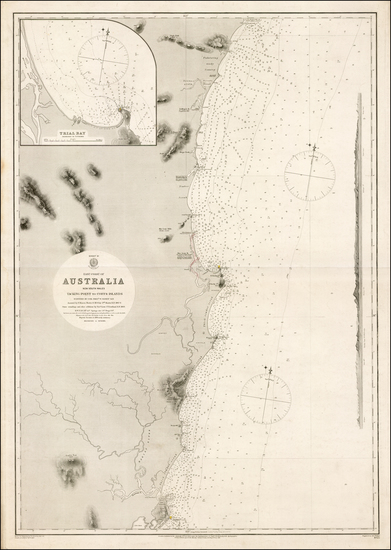 13-Australia Map By British Admiralty