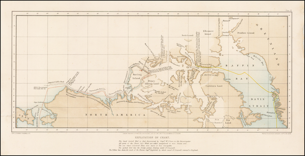 45-Polar Maps and Canada Map By Samuel Gurney Cresswell