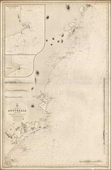 33-Australia Map By British Admiralty