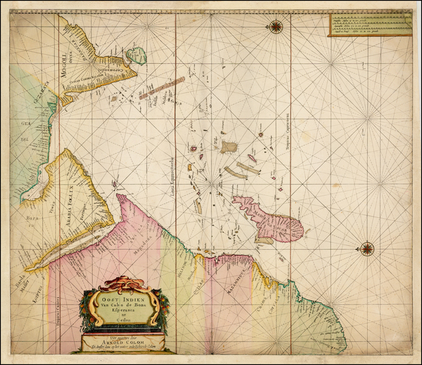 66-Indian Ocean, India, Central Asia & Caucasus, Middle East, South Africa and East Africa Map