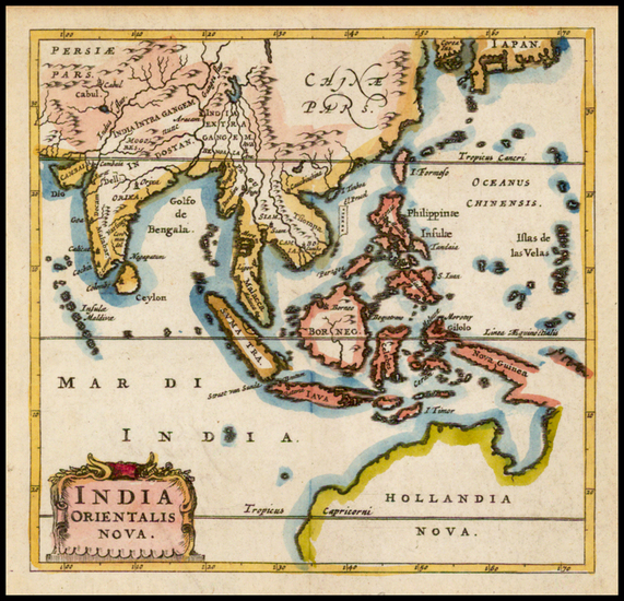 100-China, India, Southeast Asia, Philippines, Other Islands and Australia Map By Philipp Clüv