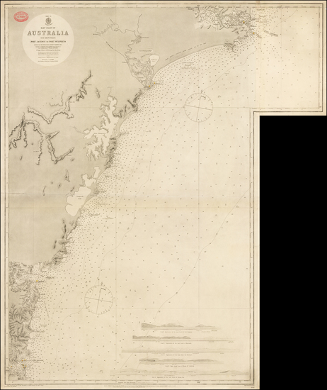 36-Australia Map By British Admiralty