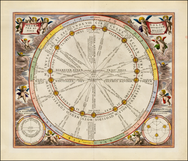 86-Celestial Maps Map By Andreas Cellarius