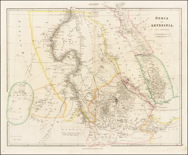 34-North Africa Map By John Arrowsmith