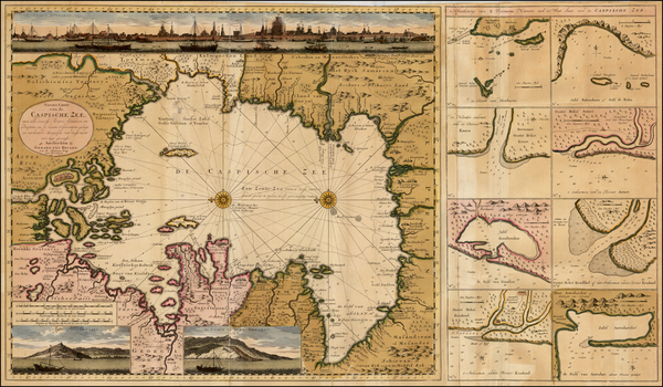 21-Ukraine, Romania, Central Asia & Caucasus and Russia in Asia Map By Gerard Van Keulen