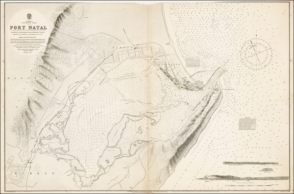 87-South Africa Map By British Admiralty