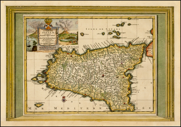 2-Italy and Balearic Islands Map By Pieter van der Aa