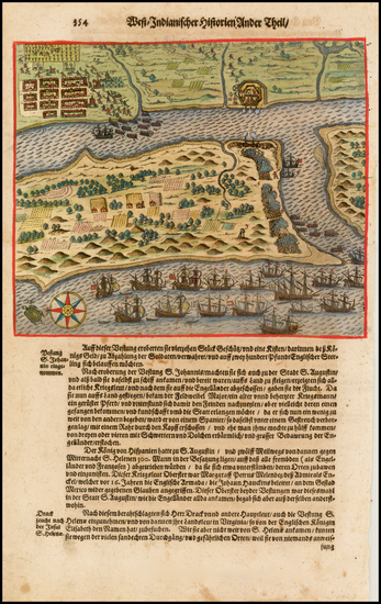 75-Florida Map By Theodor De Bry