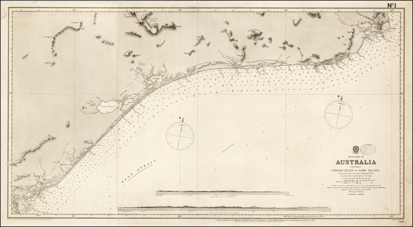 81-Australia Map By British Admiralty