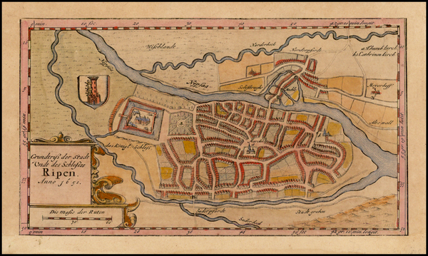 27-Denmark Map By Matthias & Nicholas Peters