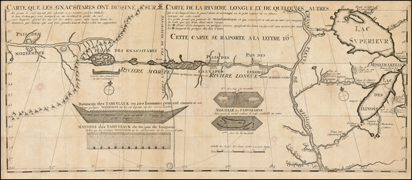 99-Midwest, Plains and Rocky Mountains Map By Baron de Lahontan