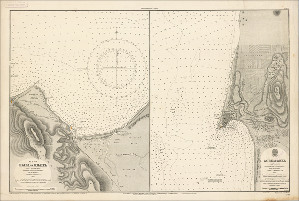 21-Holy Land Map By British Admiralty