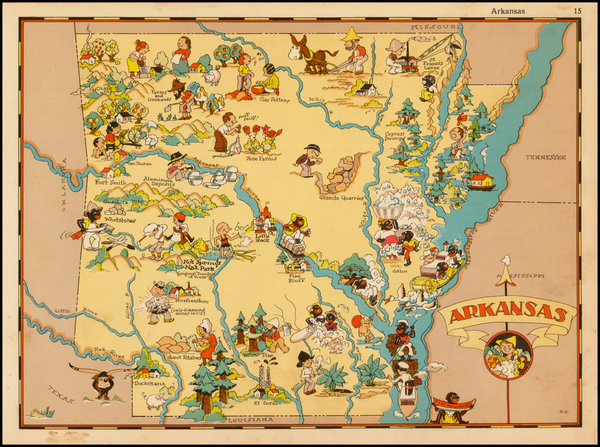 3-South Map By Ruth Taylor White