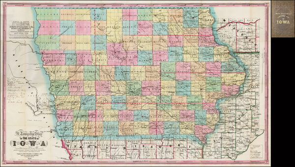 100-Iowa Map By Henn, Williams & Co.