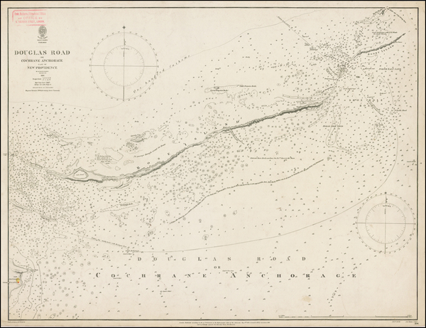 98-Caribbean Map By British Admiralty