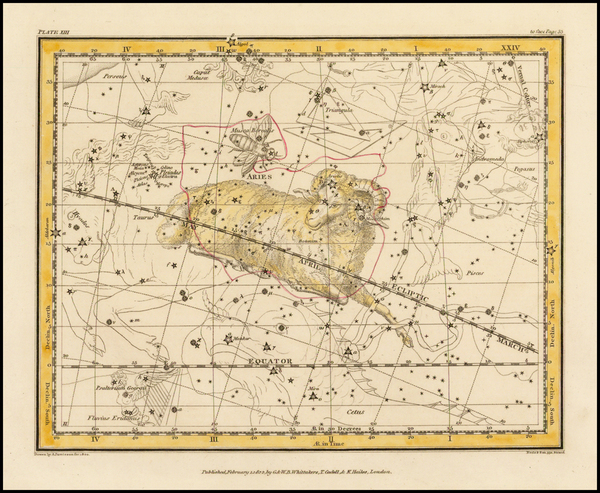 89-Celestial Maps Map By Alexander Jamieson