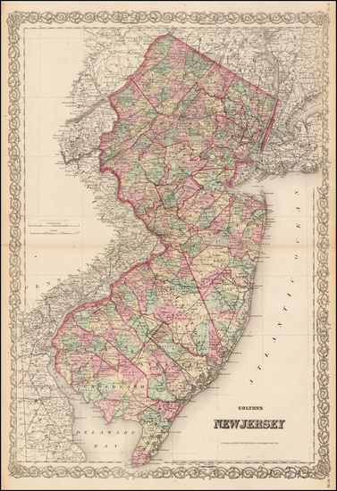 26-Mid-Atlantic Map By G.W.  & C.B. Colton