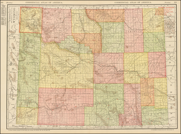 65-Plains and Rocky Mountains Map By Rand McNally & Company