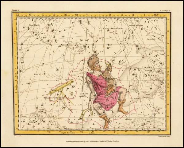 48-Celestial Maps Map By Alexander Jamieson