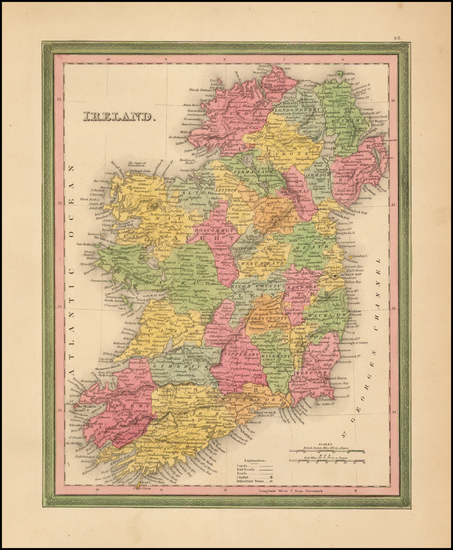 44-Ireland Map By Henry Schenk Tanner