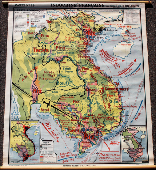 55-Southeast Asia Map By Pierre Deffontaines