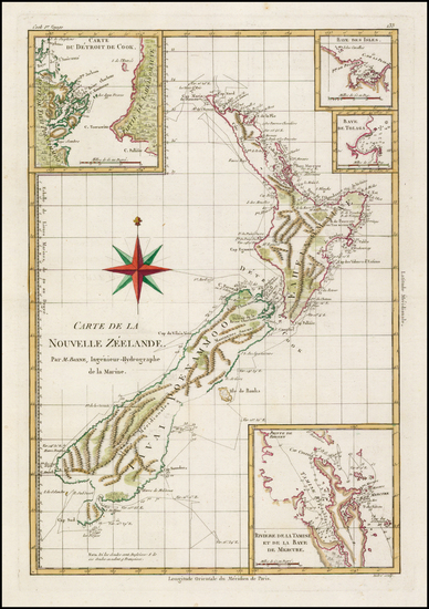 97-New Zealand Map By Rigobert Bonne