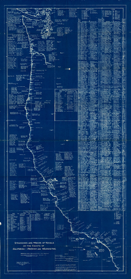 90-California Map By W.A. Mason