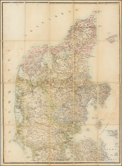 88-Denmark Map By Anonymous