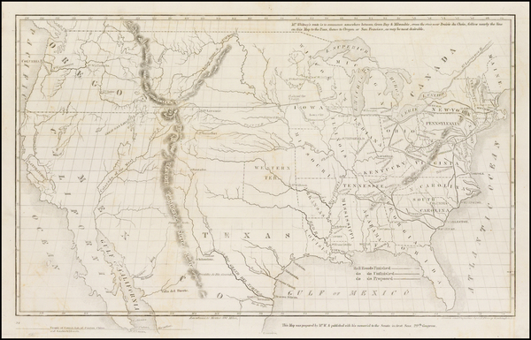 91-United States Map By Asa Whitney