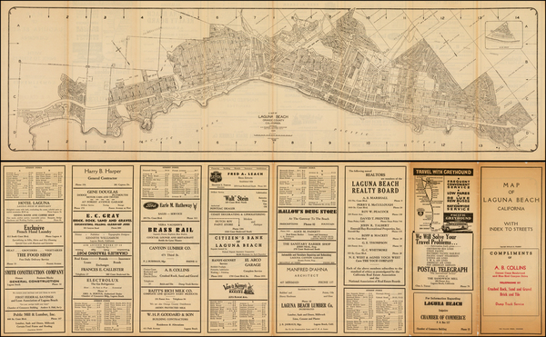 54-California Map By H.K. Peabody