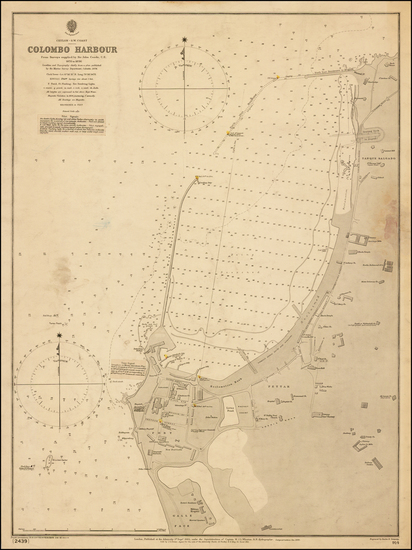 33-India, Other Islands and Sri Lanka Map By British Admiralty