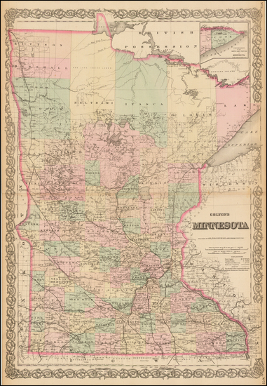 99-Midwest and Plains Map By G.W.  & C.B. Colton