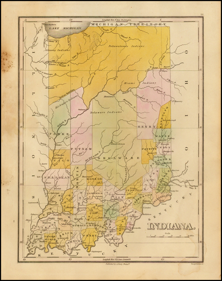 94-Midwest and Indiana Map By Anthony Finley