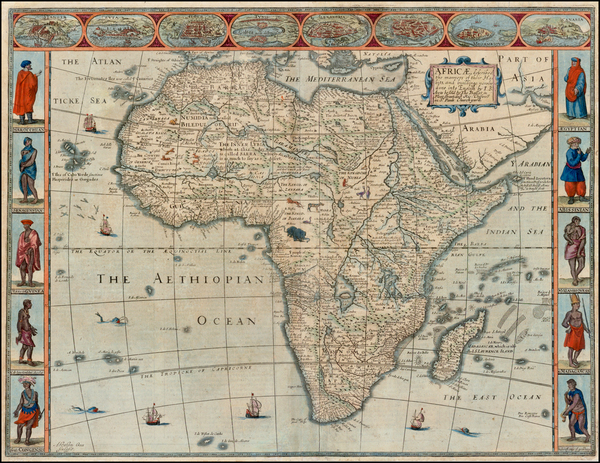 1-Africa and Africa Map By John Speed