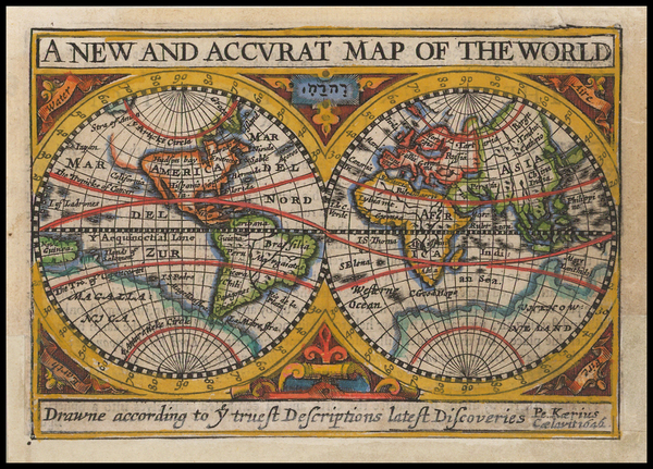 58-World Map By John Speed