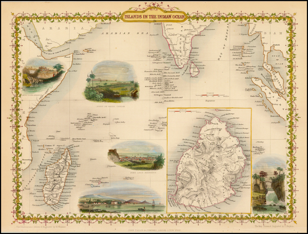 23-India, Southeast Asia and Other Islands Map By John Tallis