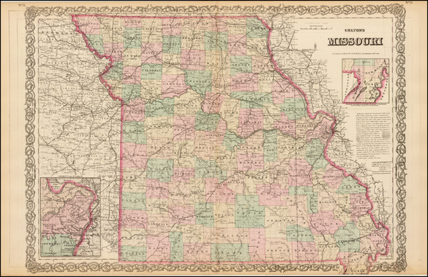 86-Midwest and Plains Map By G.W.  & C.B. Colton