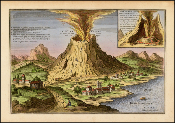 73-Italy and Southern Italy Map By Nicolas de Fer