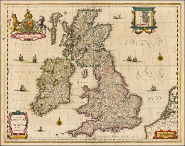 80-British Isles Map By Jan Jansson