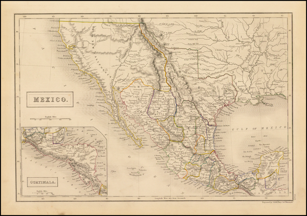 11-Texas, Southwest, Rocky Mountains, Mexico and California Map By Sidney Hall