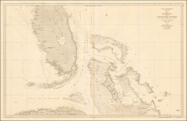 25-Florida and Caribbean Map By Direccion Hidrografica de Madrid