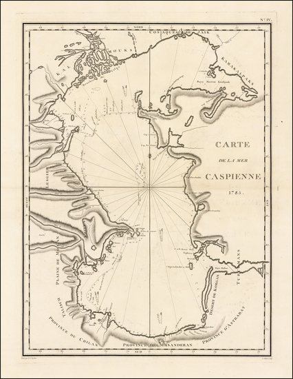 71-Central Asia & Caucasus Map By Johann Anton Guldenstadt