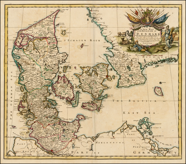 19-Scandinavia Map By John Senex