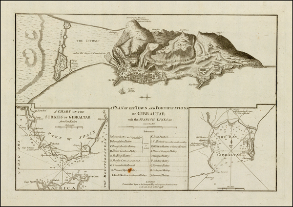 55-British Isles and Spain Map By Robert Sayer / John Bennett