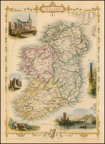 6-Ireland Map By John Tallis