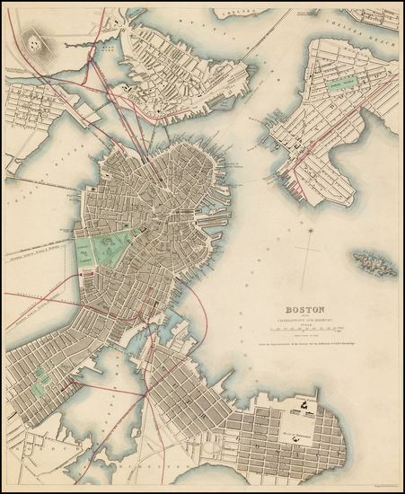 84-New England and Boston Map By SDUK